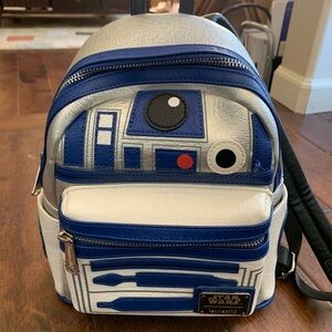 Loungefly Star Wars R2-D2 Mini Backpack in Blue and Silver